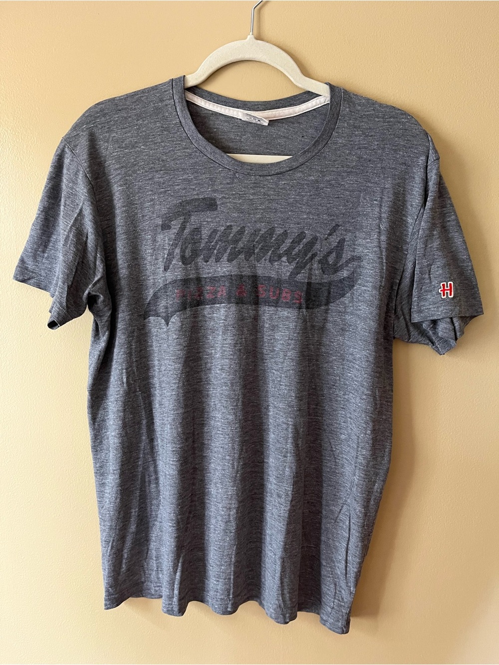 HOMAGE Heather Charcoal Short Sleeve Graphic Tee